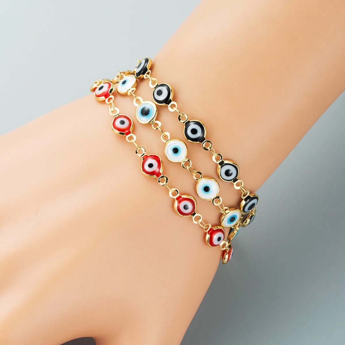 women's engraved cuff bracelets-Bracelet Demon Eye Bracelet Evil Eye Fashion Trend Bracelet