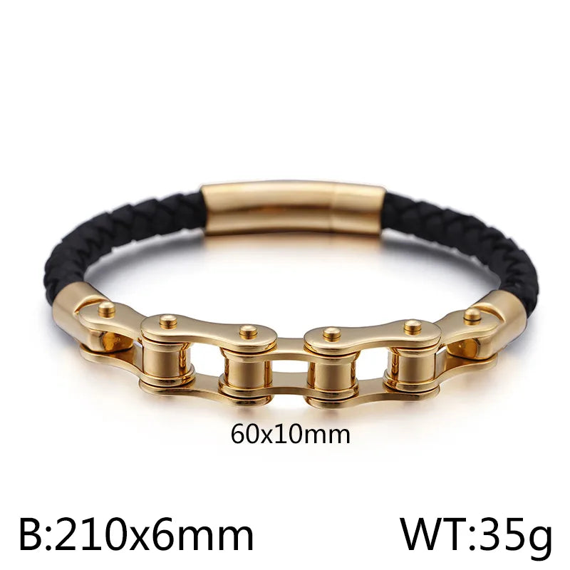 21cm Gold Kb106592-E414-Gold Cross Bracelet-KN0248-MI-N200029K