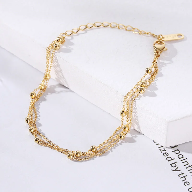 SL-0111: Three-Layer Room Beads Bracelet