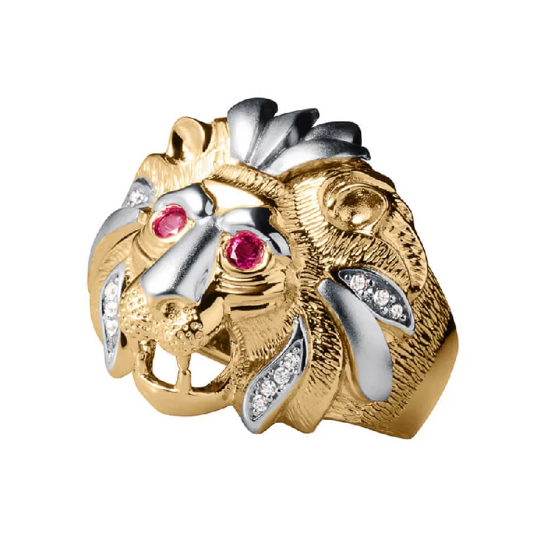 women's birthstone rings-King Of The Jungle Men's Ring